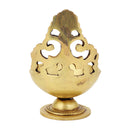 Brass small Akhand Diya - intricately designed brass oil lamp, compact size, traditional Indian Diya, golden finish, decorative home accent, emits a warm and serene glow, ideal for religious ceremonies and meditation, enhances spiritual ambiance and decor.
