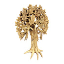 Brass Tree - intricately crafted brass tree sculpture, golden finish, represents strength, growth, and connection to nature, adds a natural and organic element to your home decor, symbolizes stability and grounding, a beautiful centerpiece or accent piece for any room, available in various sizes and designs, a timeless and versatile addition to your collection of brass sculptures and figurines, perfect for nature enthusiasts and those seeking a serene and harmonious atmosphere.