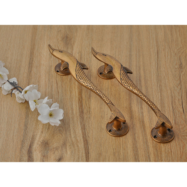 Brass Door Handle - beautifully crafted brass handle for doors, golden finish, adds a touch of elegance and sophistication to any door, durable and long-lasting, enhances the aesthetic appeal of your home or office, ideal for both traditional and modern decor styles, a functional and decorative addition to your door hardware, available in various designs and sizes for versatile installation options.