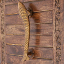 Brass Door Handle - beautifully crafted brass handle for doors, golden finish, adds a touch of elegance and sophistication to any door, durable and long-lasting, enhances the aesthetic appeal of your home or office, ideal for both traditional and modern decor styles, a functional and decorative addition to your door hardware, available in various designs and sizes for versatile installation options.