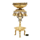 Brass Urli - beautifully crafted brass decorative bowl, golden finish, traditional Indian Urli, versatile home accent, ideal for floating flower petals or candles, adds a touch of elegance and tranquility to any space, perfect for creating a serene ambiance and enhancing interior decor, a timeless piece of art for both indoor and outdoor settings.