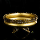 Brass Urli - beautifully crafted brass decorative bowl, golden finish, traditional Indian Urli, versatile home accent, ideal for floating flower petals or candles, adds a touch of elegance and tranquility to any space, perfect for creating a serene ambiance and enhancing interior decor, a timeless piece of art for both indoor and outdoor settings.