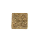 Brass Chowki - intricately carved brass platform, golden finish, perfect for placing deities or sacred objects during religious ceremonies and rituals, enhances the sanctity and beauty of the worship space, symbolizes stability and divine presence, adds a touch of elegance to your home puja setup, a valuable and ornamental addition to your collection of brass religious artifacts and decor.