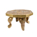 Jaszz Art Brass Pooja Chowki 4 Designer Leg & Beautiful