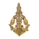 Brass Pooja Spoon - beautifully crafted brass spoon for religious rituals, ideal for offering sacred substances during prayers and ceremonies, golden finish, perfect for home puja setups and spiritual practices, symbolizes purity and devotion, enhances the sacredness of rituals, a functional and auspicious addition to your pooja essentials and religious artifacts.