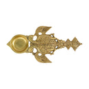 Brass Pooja Spoon - beautifully crafted brass spoon for religious rituals, ideal for offering sacred substances during prayers and ceremonies, golden finish, perfect for home puja setups and spiritual practices, symbolizes purity and devotion, enhances the sacredness of rituals, a functional and auspicious addition to your pooja essentials and religious artifacts.