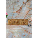 Brass Chakra Trishul Shank - intricately designed brass shank with a combination of chakra, trishul, and sacred symbols, golden finish, symbolic representation of divine energy, perfect for spiritual practices and rituals, ideal for creating a sacred atmosphere in your home or temple, symbolizes power, protection, and balance, enhances the spiritual energy and fosters a sense of harmony, a sacred and meaningful addition to your collection of brass artifacts.