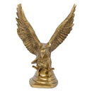 Brass eagle product - exquisite brass sculpture, handcrafted with intricate details, golden finish, majestic bird design, decorative home accessory, symbol of strength and grace, enhances interior decor