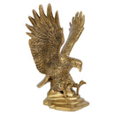 Brass eagle product - exquisite brass sculpture, handcrafted with intricate details, golden finish, majestic bird design, decorative home accessory, symbol of strength and grace, enhances interior decor