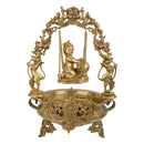 Jaszz Art Brass Big Laddoo Gopal Swing Urli Bowl