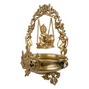 Jaszz Art Brass Big Laddoo Gopal Swing Urli Bowl