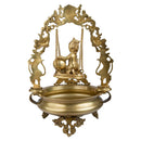 Jaszz Art Brass Big Laddoo Gopal Swing Urli Bowl