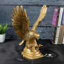 Brass eagle product - exquisite brass sculpture, handcrafted with intricate details, golden finish, majestic bird design, decorative home accessory, symbol of strength and grace, enhances interior decor