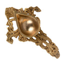 Brass Pooja Spoon - beautifully crafted brass spoon for religious rituals, ideal for offering sacred substances during prayers and ceremonies, golden finish, perfect for home puja setups and spiritual practices, symbolizes purity and devotion, enhances the sacredness of rituals, a functional and auspicious addition to your pooja essentials and religious artifacts.