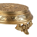 Jaszz Art Brass Pooja Chowki 4 Leg Designer