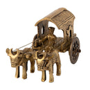 Jaszz Art Brass Bullock Cart Small Home Decoration
