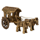 Jaszz Art Brass Bullock Cart Small Home Decoration