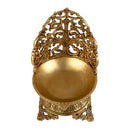 Jaszz Art Brass Big Urli With Stand Ethnic Design