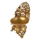 Jaszz Art Brass Big Urli With Stand Ethnic Design