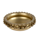 Brass Urli - beautifully crafted brass decorative bowl, golden finish, traditional Indian Urli, versatile home accent, ideal for floating flower petals or candles, adds a touch of elegance and tranquility to any space, perfect for creating a serene ambiance and enhancing interior decor, a timeless piece of art for both indoor and outdoor settings.
