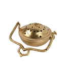 Brass Dhoop Dani - elegantly designed brass incense holder, ideal for burning incense cones or dhoop, golden finish, perfect for home rituals and meditation spaces, enhances the ambiance and fragrance during spiritual practices, symbolizes purification and spiritual elevation, a beautiful and practical addition to your collection of brass incense holders and spiritual accessories.