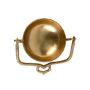 Brass Urli - beautifully crafted brass decorative bowl, golden finish, traditional Indian Urli, versatile home accent, ideal for floating flower petals or candles, adds a touch of elegance and tranquility to any space, perfect for creating a serene ambiance and enhancing interior decor, a timeless piece of art for both indoor and outdoor settings.