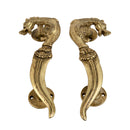 Brass Door Handle - beautifully crafted brass handle for doors, golden finish, adds a touch of elegance and sophistication to any door, durable and long-lasting, enhances the aesthetic appeal of your home or office, ideal for both traditional and modern decor styles, a functional and decorative addition to your door hardware, available in various designs and sizes for versatile installation options.