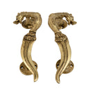 Brass Door Handle - beautifully crafted brass handle for doors, golden finish, adds a touch of elegance and sophistication to any door, durable and long-lasting, enhances the aesthetic appeal of your home or office, ideal for both traditional and modern decor styles, a functional and decorative addition to your door hardware, available in various designs and sizes for versatile installation options.