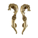 Brass Door Handle - beautifully crafted brass handle for doors, golden finish, adds a touch of elegance and sophistication to any door, durable and long-lasting, enhances the aesthetic appeal of your home or office, ideal for both traditional and modern decor styles, a functional and decorative addition to your door hardware, available in various designs and sizes for versatile installation options.