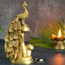 Jaszz Art Brass Peacock - 1.6 KG