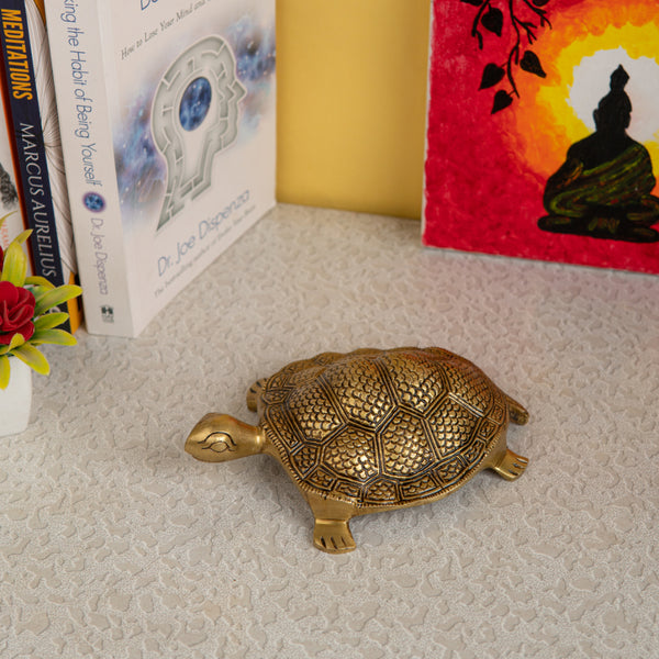Jaszz Art Brass Turtle - 700g