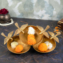 Brass Bird Urli - meticulously crafted brass decorative bowl with bird motifs, golden finish, traditional Indian Urli, versatile home accent, ideal for floating flower petals or candles, adds a touch of nature-inspired elegance to any space, perfect for creating a serene ambiance and enhancing interior decor, a symbol of freedom and grace, a timeless piece of art for both indoor and outdoor settings, brings harmony and tranquility to your living space.