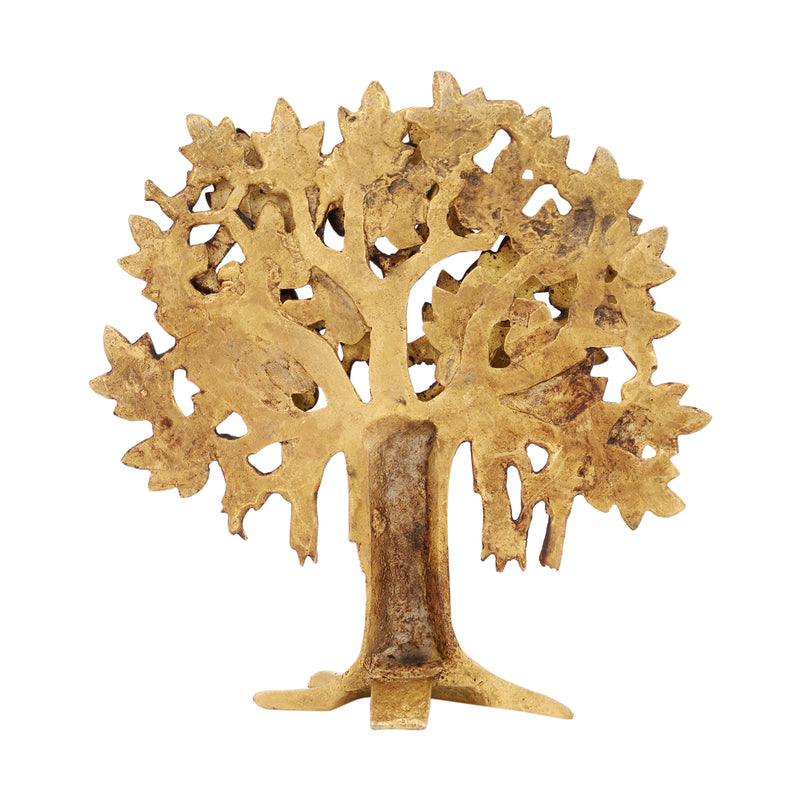 Brass Tree - intricately crafted brass tree sculpture, golden finish, represents strength, growth, and connection to nature, adds a natural and organic element to your home decor, symbolizes stability and grounding, a beautiful centerpiece or accent piece for any room, available in various sizes and designs, a timeless and versatile addition to your collection of brass sculptures and figurines, perfect for nature enthusiasts and those seeking a serene and harmonious atmosphere.