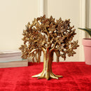 Brass Tree - intricately crafted brass tree sculpture, golden finish, represents strength, growth, and connection to nature, adds a natural and organic element to your home decor, symbolizes stability and grounding, a beautiful centerpiece or accent piece for any room, available in various sizes and designs, a timeless and versatile addition to your collection of brass sculptures and figurines, perfect for nature enthusiasts and those seeking a serene and harmonious atmosphere.