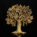 Brass Tree - intricately crafted brass tree sculpture, golden finish, represents strength, growth, and connection to nature, adds a natural and organic element to your home decor, symbolizes stability and grounding, a beautiful centerpiece or accent piece for any room, available in various sizes and designs, a timeless and versatile addition to your collection of brass sculptures and figurines, perfect for nature enthusiasts and those seeking a serene and harmonious atmosphere.