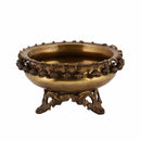 Brass Urli - beautifully crafted brass decorative bowl, golden finish, traditional Indian Urli, versatile home accent, ideal for floating flower petals or candles, adds a touch of elegance and tranquility to any space, perfect for creating a serene ambiance and enhancing interior decor, a timeless piece of art for both indoor and outdoor settings.
