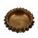 Brass Urli - beautifully crafted brass decorative bowl, golden finish, traditional Indian Urli, versatile home accent, ideal for floating flower petals or candles, adds a touch of elegance and tranquility to any space, perfect for creating a serene ambiance and enhancing interior decor, a timeless piece of art for both indoor and outdoor settings.