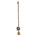 Brass Peacock Bells - beautifully crafted brass bells in the shape of peacocks, traditional design, golden finish, decorative home accent, emits a melodious and enchanting sound, perfect for adding a touch of charm and serenity to any space, ideal for meditation, rituals, and decor, a symbol of beauty and grace, enhances the ambiance and brings positive energy, a delightful addition to your collection of brass artifacts.