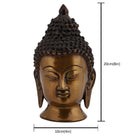 Brass God Gautam Buddha - finely crafted brass statue of Gautam Buddha, golden finish, serene and meditative expression, perfect for home decor and spiritual spaces, ideal for creating a calming and peaceful ambiance, symbolizes enlightenment, compassion, and inner peace, enhances the spiritual energy and fosters a sense of tranquility, a sacred and inspiring addition to your collection of brass sculptures and figurines.