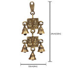 Lakshmi Ganesh Ji antique beautiful bell bells brass decor decoration decorative Diwali door Festival gift gifts god gold golden hanging home item items love luck pooja puja room Vastu wealth