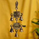 Jaszz Art Subh Labh Pair Design Bell (Pack of 2)