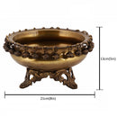 Brass Urli - beautifully crafted brass decorative bowl, golden finish, traditional Indian Urli, versatile home accent, ideal for floating flower petals or candles, adds a touch of elegance and tranquility to any space, perfect for creating a serene ambiance and enhancing interior decor, a timeless piece of art for both indoor and outdoor settings.