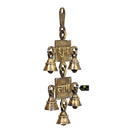 Jaszz Art Subh Labh Pair Design Bell (Pack of 2)