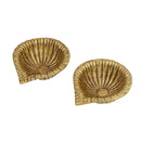 Brass small Akhand Diya - intricately designed brass oil lamp, compact size, traditional Indian Diya, golden finish, decorative home accent, emits a warm and serene glow, ideal for religious ceremonies and meditation, enhances spiritual ambiance and decor.