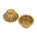  Ethnic Curved Akhand Round Oil Wick Lamp big Diya antique brass decor Diwali Dipawali Festival gift gifts God gold golden home item items love luck pooja puja room Vastu wealth