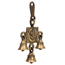 Ganesh ji Om antique beautiful bell bells brass decor decoration decorative Diwali door Festival gift gifts god gold golden hanging home item items love luck pooja puja room Vastu wealth