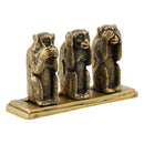 3 Monkey Animal Antique Art Beautiful Bedroom Brass Decor Decoration Figure Figurines Gift Gifts God Gold Golden Home Idol Idols Item Items Living Livingroom Love Luck Office Pet Room School Showpiece Statue Vastu Wealth