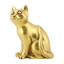 Cat Kitten Animal Antique Art Beautiful Bedroom Brass Decor Decoration Figure Figurines Gift Gifts God Gold Golden Home Idol Idols Item Items Living Livingroom Love Luck Office Pet Room School Showpiece Statue Vastu Wealth