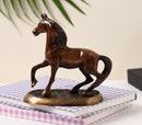 Brass horse product - intricately crafted brass sculpture, majestic horse design, detailed features, golden finish, decorative home accent, symbolizes strength and freedom, adds a touch of sophistication to any space, ideal gift for equestrian enthusiasts.