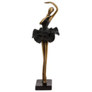 Brass Ballet Dancer - beautifully sculpted brass statue of a ballet dancer, golden finish, captures the grace and elegance of ballet, adds a touch of sophistication and artistry to your home decor, symbolizes the beauty of movement and expression, perfect for ballet enthusiasts and collectors, a unique and enchanting addition to your collection of brass sculptures and figurines, ideal for dance studios, art galleries, or as a gift for ballet lovers and performers.